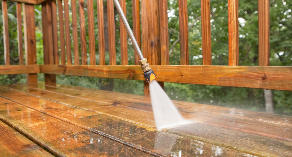 Pressure washing